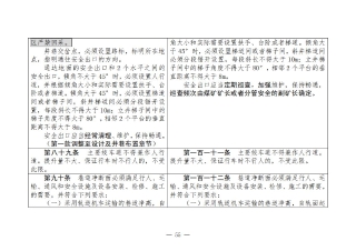 煤矿清静规程2025版新旧比照表_55