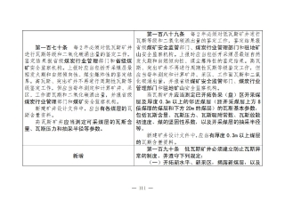 煤矿清静规程2025版新旧比照表_111