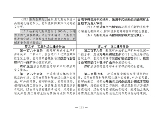 煤矿清静规程2025版新旧比照表_123