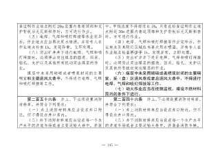 煤矿清静规程2025版新旧比照表_145