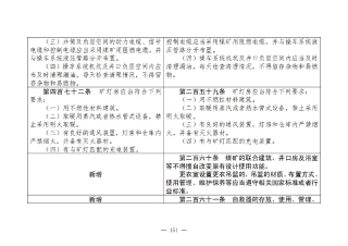 煤矿清静规程2025版新旧比照表_151